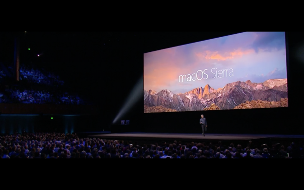 Apple zeigt Mac OS Sierra (Bild: Apple/Screenshot: Golem.de)